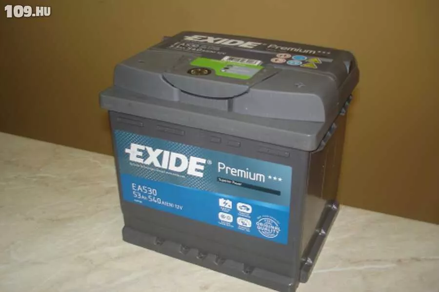Exide Premium EA530 53Ah/540(EN) akkumulátor