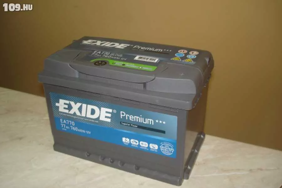 Exide Premium EA770 77Ah/760(EN) akkumulátor