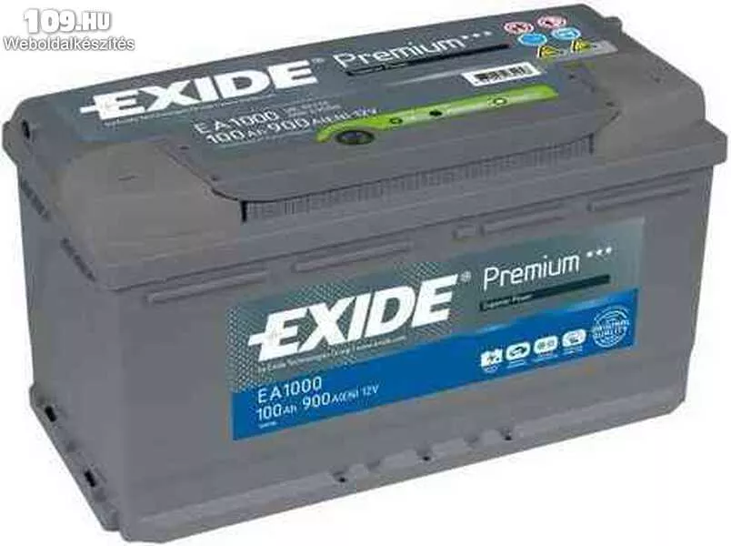 Exide Premium EA1000 100Ah/900(EN) akkumulátor